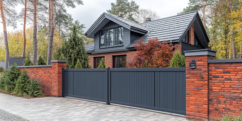 nowoczesne metalowe ogrodzenia z Polski