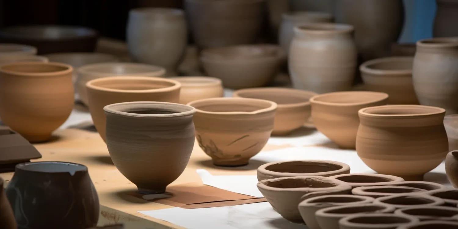 Materiały na warsztatach z ceramiki