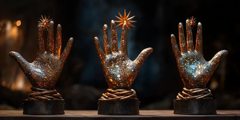 Statuetki metalowe