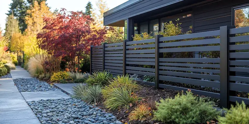 Alu Sichtschutzzaun aus Polen