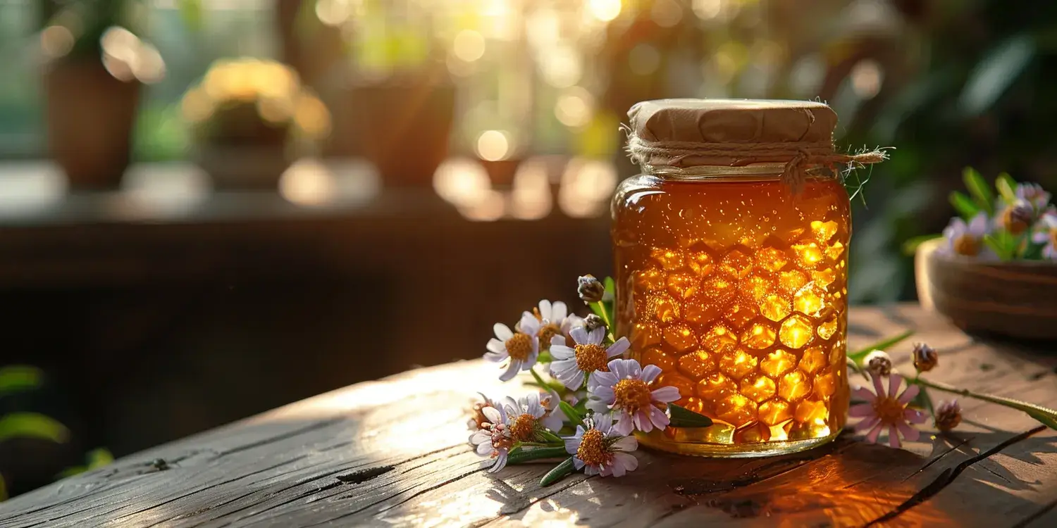 Zdrowy miód wrzosowy